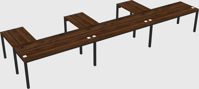 L-shaped desk