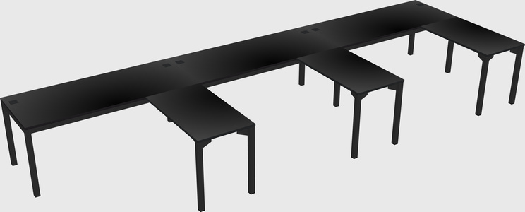 L-shaped desk