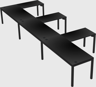 L-shaped desk