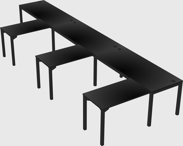 L-shaped desk