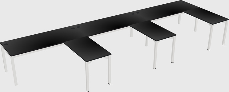 L-shaped desk