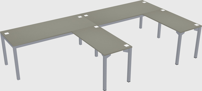 L-shaped desk