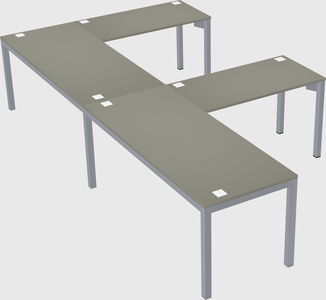 L-shaped desk
