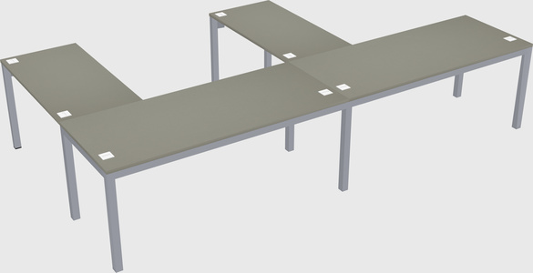 L-shaped desk