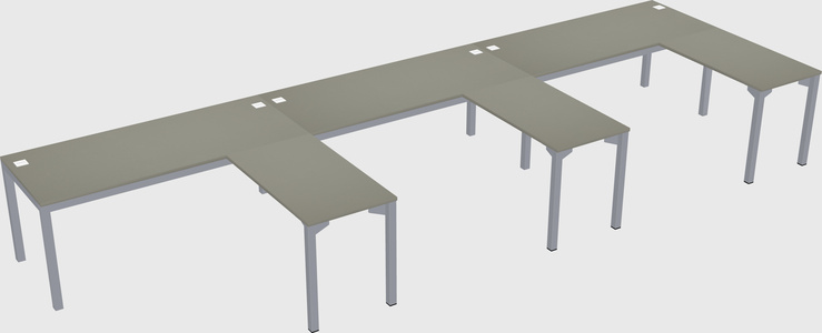 L-shaped desk