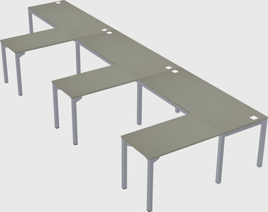 L-shaped desk