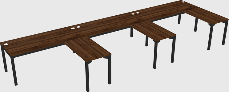 L-shaped desk