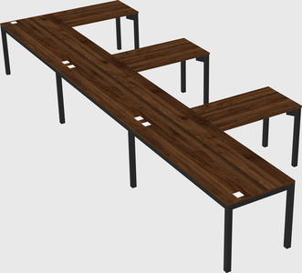 L-shaped desk