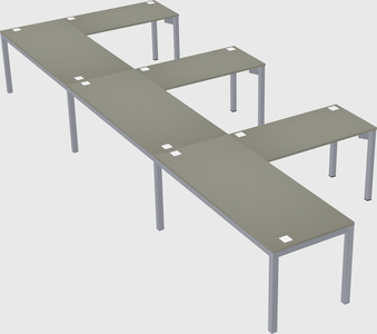 L-shaped desk