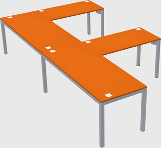 L-shaped desk