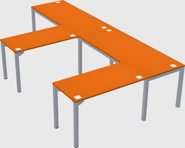 L-shaped desk
