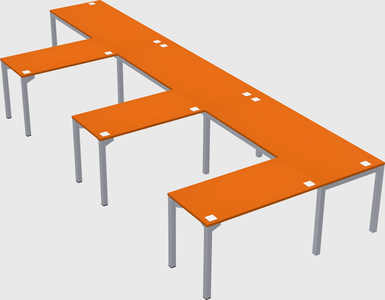 L-shaped desk