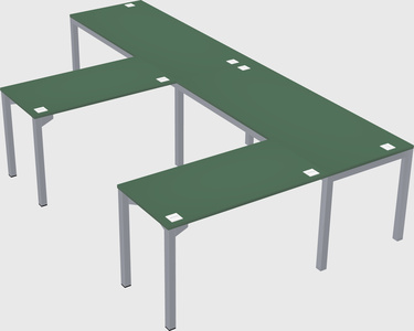 L-shaped desk