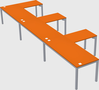 L-shaped desk