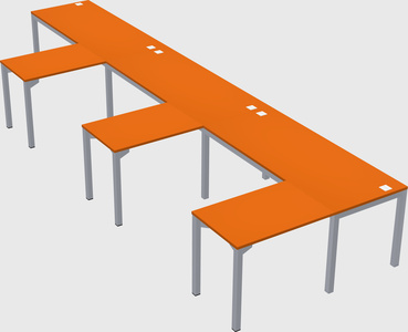 L-shaped desk
