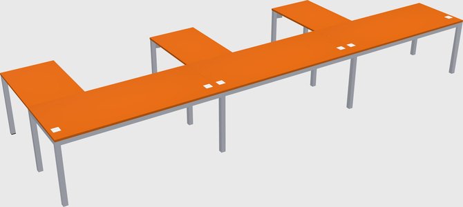 L-shaped desk