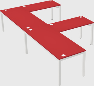 L-shaped desk