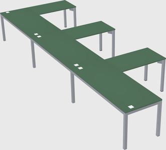 L-shaped desk