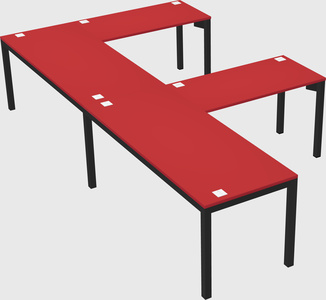 L-shaped desk