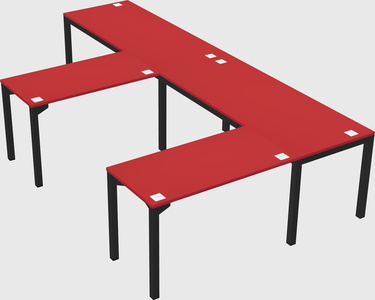 L-shaped desk