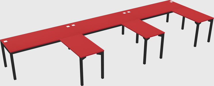 L-shaped desk