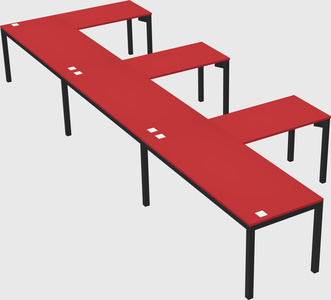L-shaped desk
