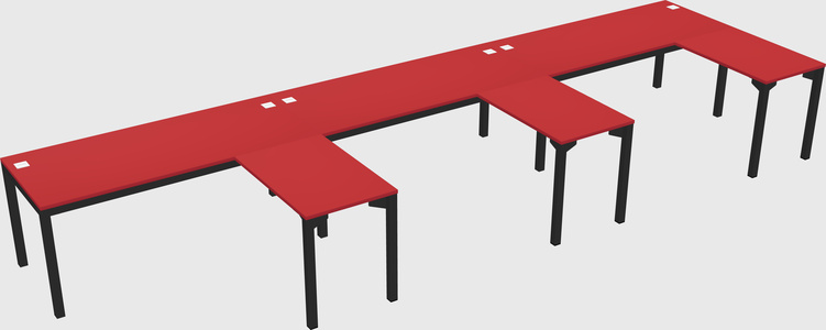 L-shaped desk