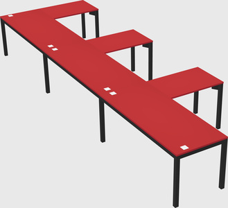 L-shaped desk