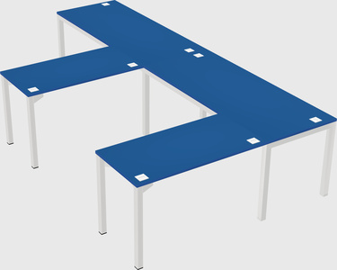 L-shaped desk