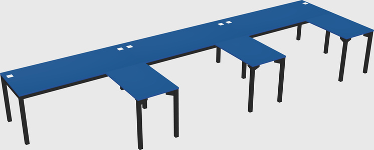 L-shaped desk