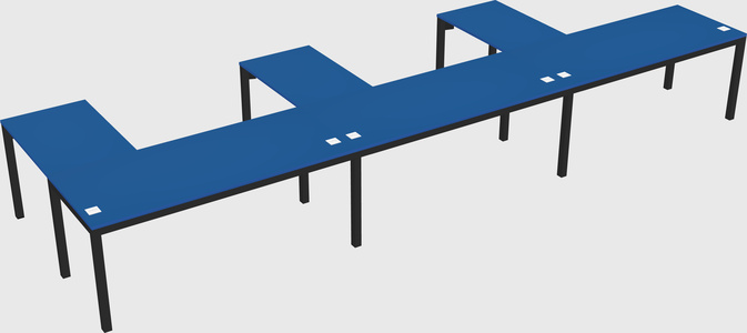 L-shaped desk