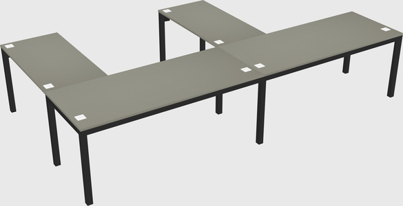 L-shaped desk