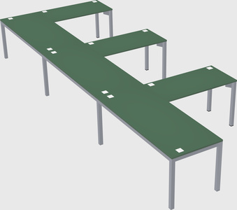 L-shaped desk