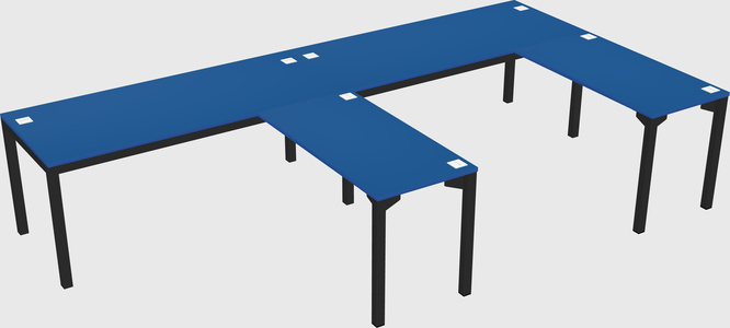 L-shaped desk
