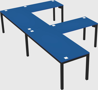 L-shaped desk