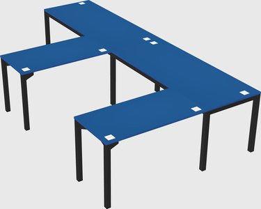 L-shaped desk
