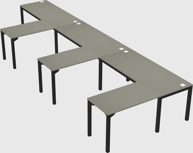 L-shaped desk