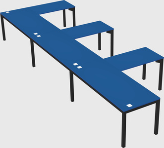 L-shaped desk