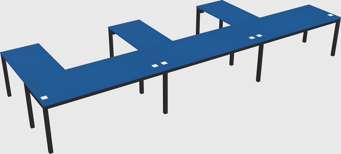 L-shaped desk