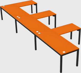 L-shaped desk