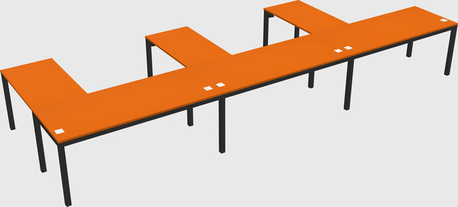 L-shaped desk