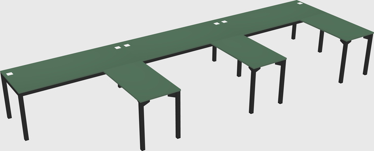 L-shaped desk