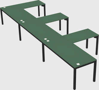 L-shaped desk