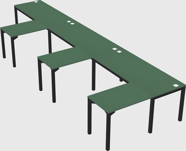 L-shaped desk