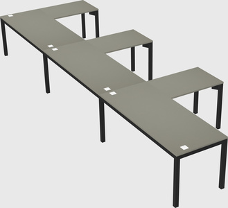 L-shaped desk