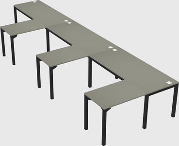 L-shaped desk
