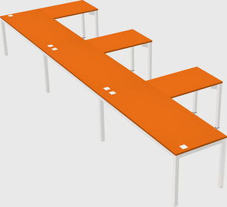 L-shaped desk