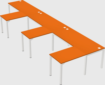 L-shaped desk