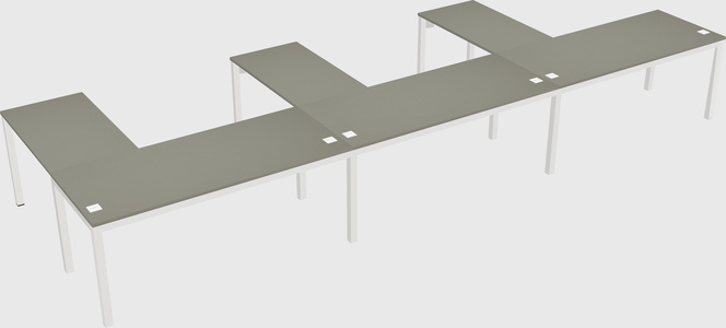 L-shaped desk