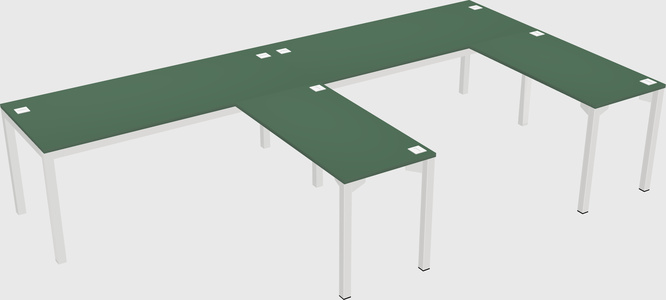 L-shaped desk